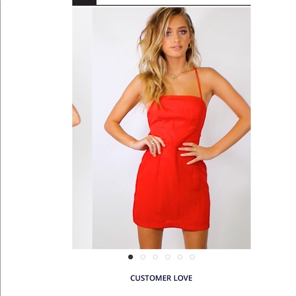 Red Princess Polly Dress - Picture 1 of 3